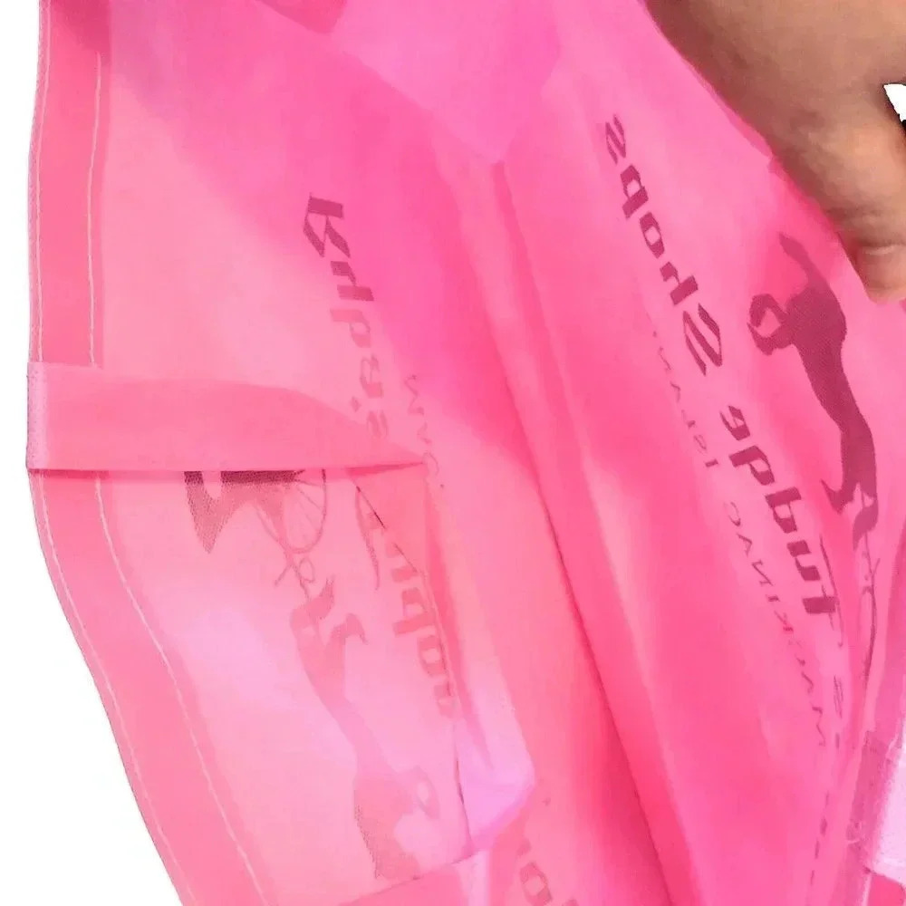 Ryba's Fudge Shops Reusable Bag Tote New Pink 16" x 12" x 6" Mackinac Island MI - Picture 3 of 3